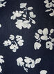 Blomstret bluse med lange &aelig;rmer, Bl&aring;, Packshot image number 2