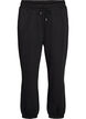Sweatpants med h&oslash;j talje og bindeb&aring;nd, Sort, Packshot image number 0