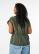 Vest i modal med lynl&aring;s og bindeb&aring;nd, Gr&oslash;n, Model image number 2