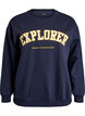 Sweatshirt med statement-detalje, Bl&aring;, Packshot image number 0