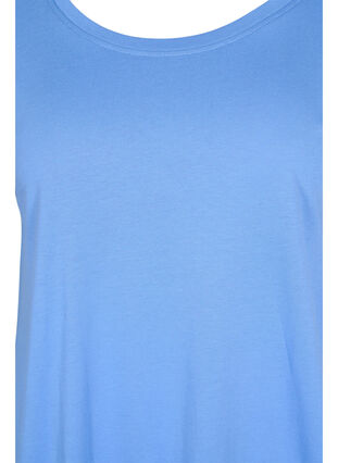 Kortærmet t-shirt med justerbar bund, Ultramarine, Packshot image number 2