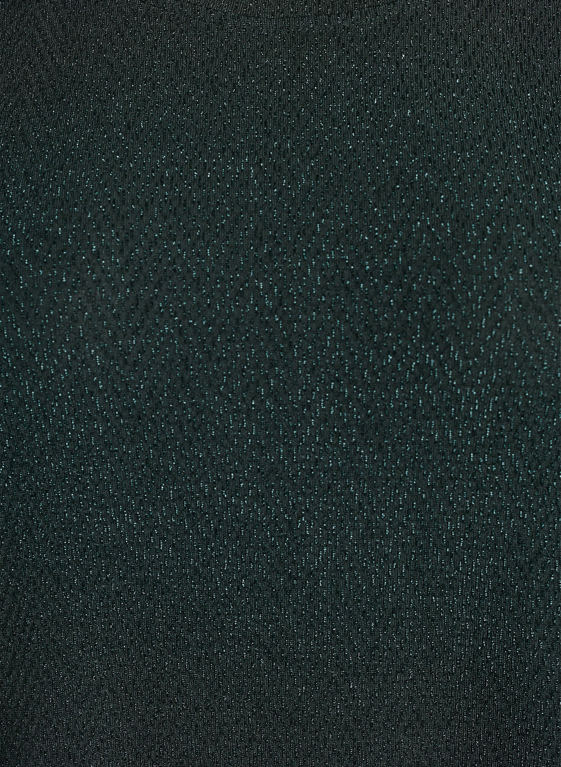 ZizziBluse med sildebensm&oslash;nster og glittertr&aring;d, Gr&oslash;n, Packshot image number 2