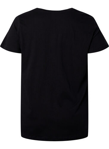 Trænings t-shirt med print, Black w. Extreme, Packshot image number 1