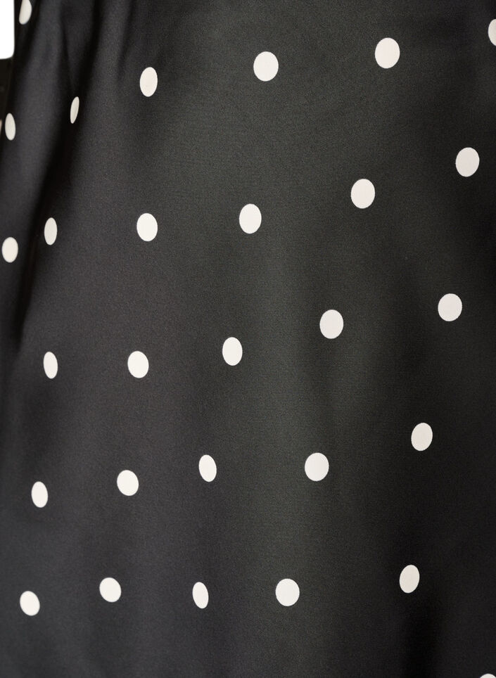 Satin midi-nederdel, Sort, Packshot image number 2