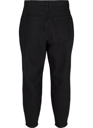 Slouchy fit Saga jeans i bomuld, Black , Packshot image number 1
