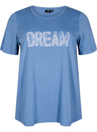 FLASH - T-shirt med motiv, Blå