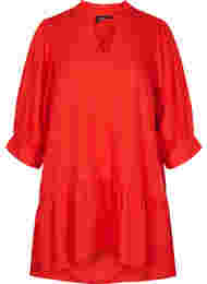 Kjole med 3/4 ærmer, Fiery Red