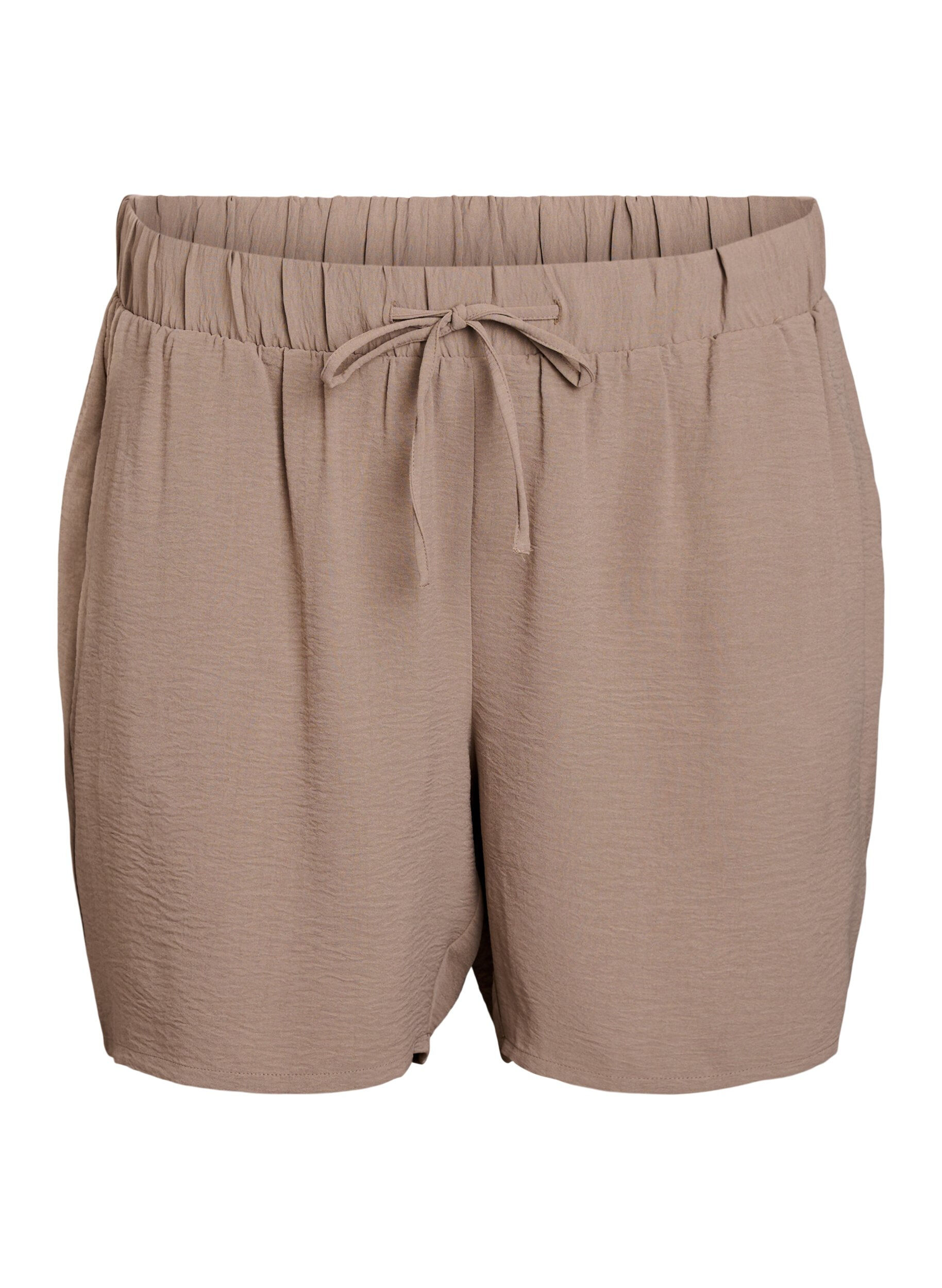 Shorts med lommer og elastik i taljen