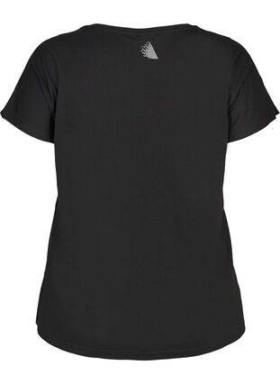 T-shirt med print, Black, Packshot image number 1