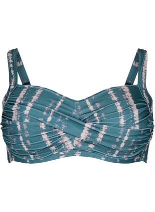 Printet bikini overdel, Tie Dye AOP, Packshot image number 0