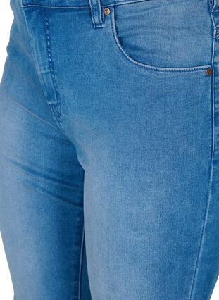 Slim fit Emily jeans med normal talje, Light blue, Packshot image number 2