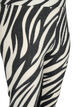 Leggings med zebramønster, White Zebra, Packshot image number 2