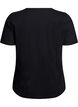 T-shirt med motiv, Sort, Packshot image number 1
