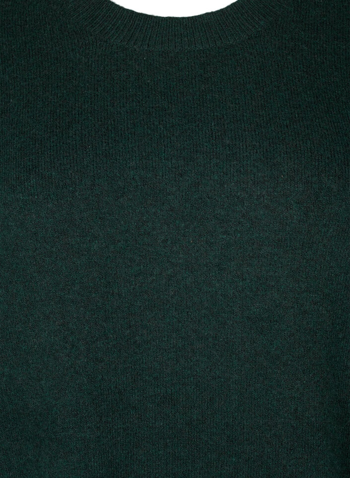 Strikkjole med rund hals og slids, Scarab Mel., Packshot image number 2