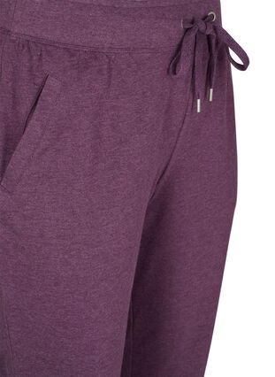 Løse sweatpants med lommer, Blackberry Wine, Packshot image number 2