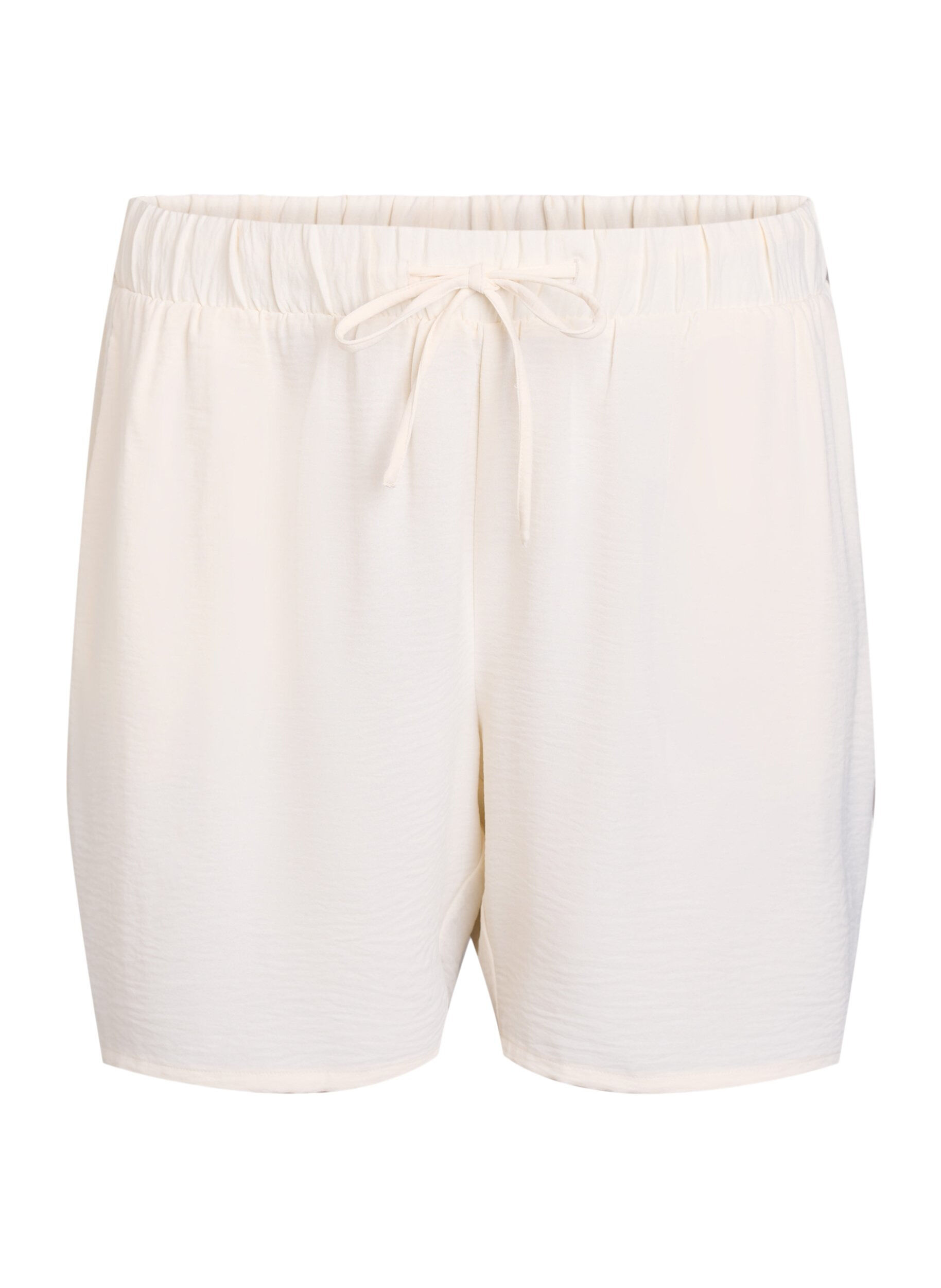 Shorts med lommer og elastik i taljen