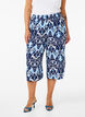Culotte bukser i viskose med print, Blue Ethnic AOP, Model image number 2