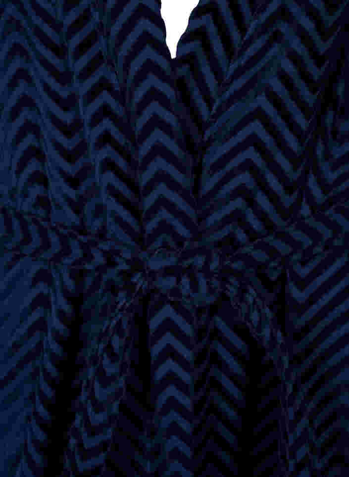 Badekåbe i bomuld, Navy Blazer, Packshot image number 2