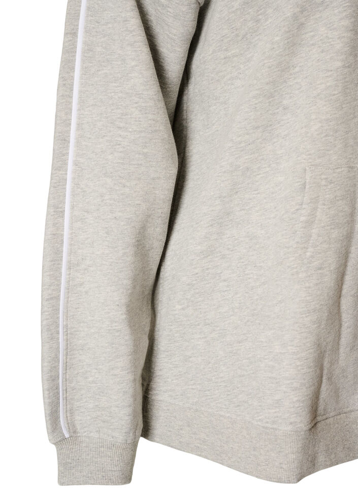 H&aelig;ttetr&oslash;je med broderet motiv, Gr&aring;, Packshot image number 4