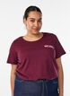 T-shirt med motiv, R&oslash;d, Model image number 0