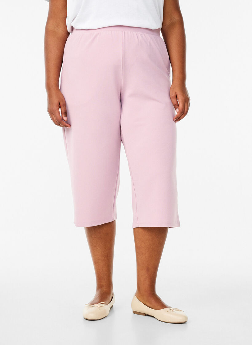 L&oslash;se knickers med h&oslash;j talje, Lyser&oslash;d, Model image number 2