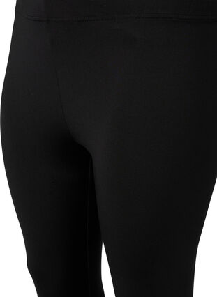 2-pak leggings med 3/4 længde, Black, Packshot image number 2
