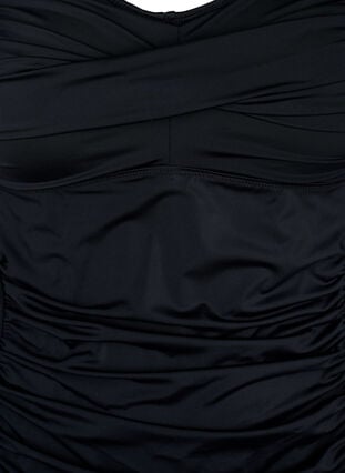 Tankini med draperinger, Black, Packshot image number 2