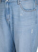 Mille mom fit jeans med sliddetaljer, Light Blue, Packshot image number 2