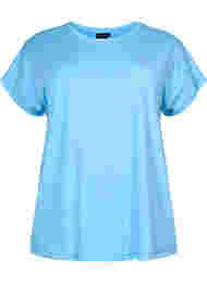 Kortærmet trænings t-shirt, Alaskan Blue