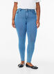 Amy jeans med h&oslash;j talje og super slim fit, Bl&aring;, Model image number 2