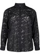 Jacquard skjorte med knapper, Black, Packshot image number 0