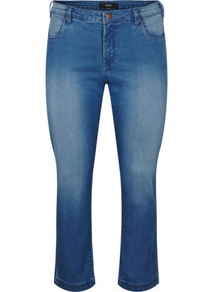 Slim fit Emily jeans med normal talje, Light blue, Packshot image number 0