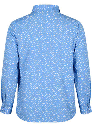 FLASH - Skjorte med prikker, Marina White Dot, Packshot image number 1
