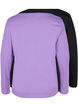 2-pak basis bluse i bomuld, Paisley Purple/Black, Packshot image number 1
