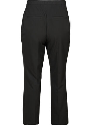 Klassiske bukser med elastik i taljen, Black, Packshot image number 1