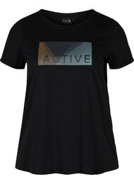 Trænings t-shirt med print, Black Citadel