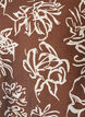 Viskosebluse med V-udsk&aelig;ring, Brun, Packshot image number 2