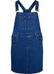 Overalls kjole i denim, Blå, Packshot image number 0