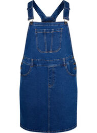 Overalls kjole i denim, Blå
