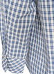 L&oslash;s skjorte med tern og bindeb&aring;nd, Bl&aring;, Packshot image number 3