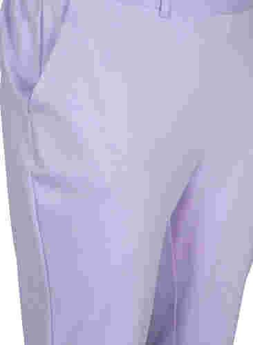 Cropped bukser med lommer, Purple Rose, Packshot image number 2