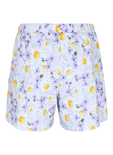 Løse nat shorts med print, Lavender Blue AOP, Packshot image number 1