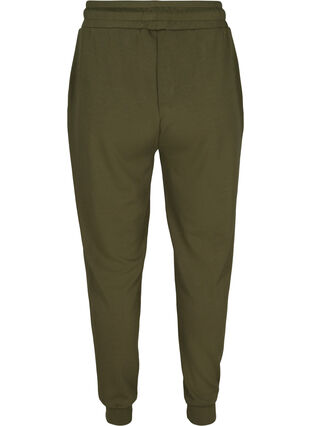Sweatpants med lommer og snøre, Ivy Green, Packshot image number 1