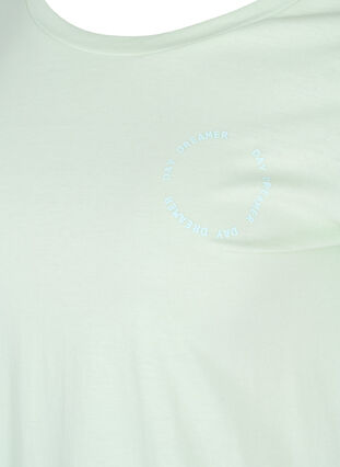 Kortærmet bomulds t-shirt med tryk , Spray Day Dreamer, Packshot image number 2