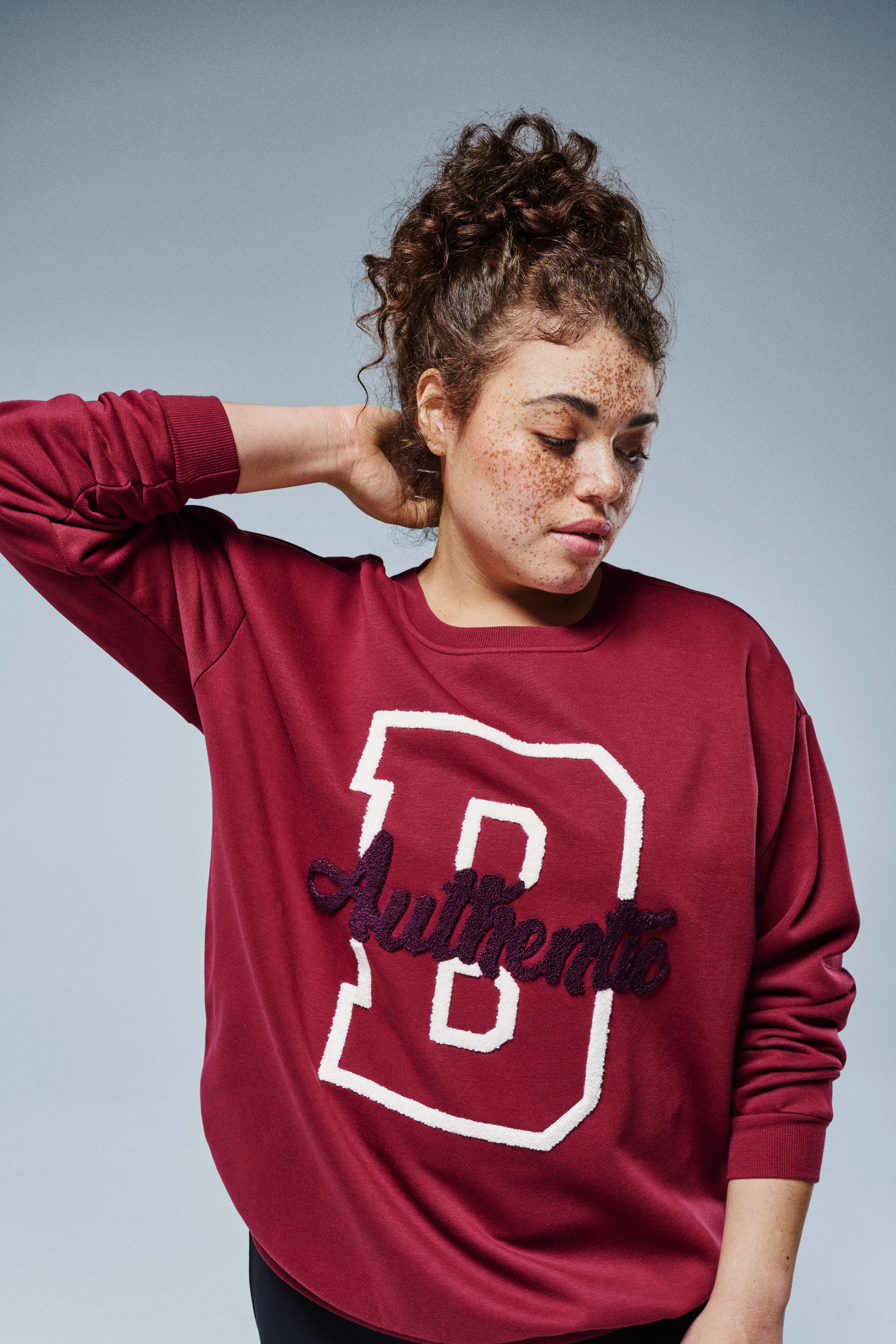 Zizzi Sweatshirt, , Model
