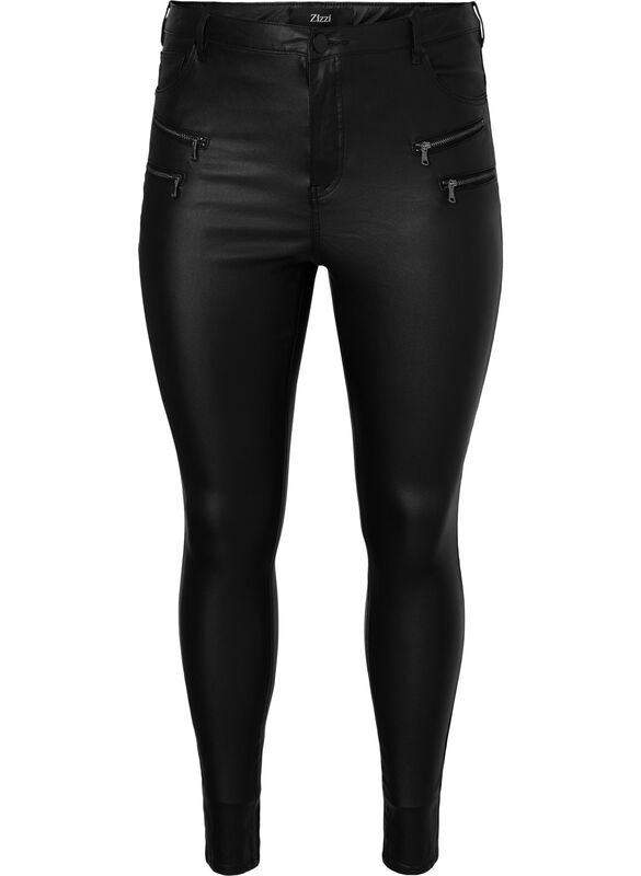 Coated Amy Jeans Med LynlåSdetalje