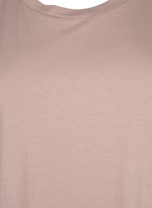 Kortærmet t-shirt i bomuldsblanding, Desert Khaki, Packshot image number 2