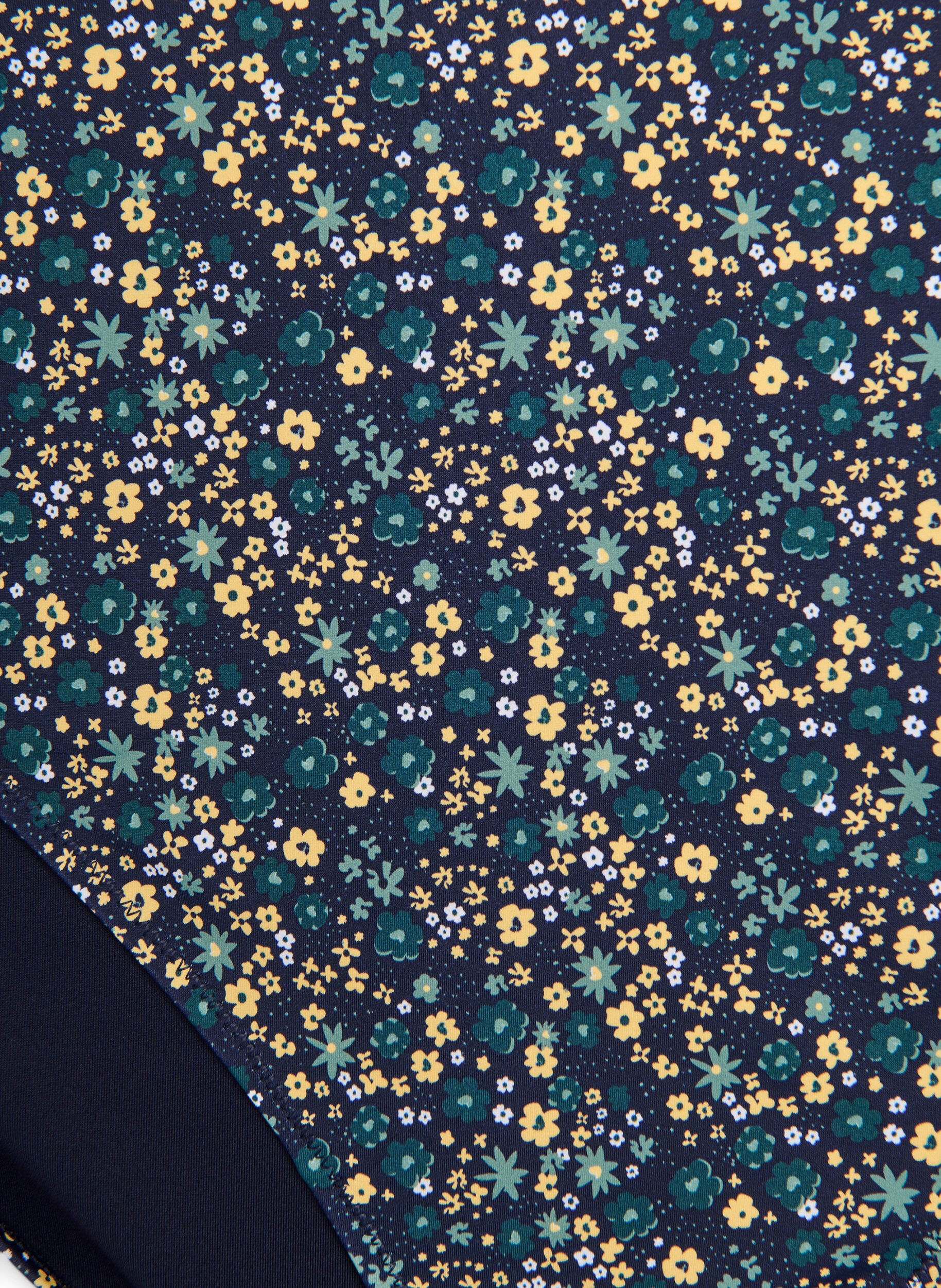 Zizzi Bikinitrusser med print og h&oslash;j talje, Gr&oslash;n, Packshot image number 2