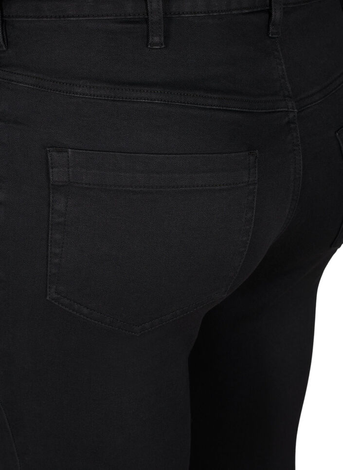 Super slim Amy jeans med h&oslash;j talje, Black, Packshot image number 3