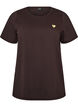 T-shirt med motiv, Brun, Packshot image number 0